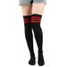 Unisex Three-bar stockings Student socks Cheerleading socks High socks PROM party socks show socks_maomaolike.com