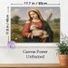 Saint With Lamb Religious Painting Poster, Classic Vintage Pastoral Oil Painting Style Poster, Serene Spiritual Decor Ideal For Home, Prayer Room_maomaolike.com