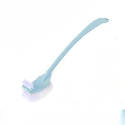 Household Wall-Mounted Long Handle No Dead Angle Cleaning Bathroom Hanging Soft Bristle Toilet Brush_maomaolike.com