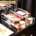 Makeup And Skincare Storage Box Desktop Makeup Box Cosmetics Storage Case Large Capacity Organizer Dustproof Multifunctional Rack_maomaolike.com