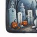 Siberian Husky Spooky Halloween Memory Foam Kitchen Mat Machine Washable Anti-Fatigue Mat Cushion Comfort Bath Mat Or Kitchen Rug_maomaolike.com