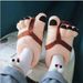 Men Women Winter Big Feet Creative Couples Funny Slippers House Slides Home Soft Warm Cotton Slider_maomaolike.com