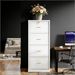File Cabinet, Vertical Filing Cabinet With 4 Storage Drawers_maomaolike.com