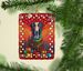 Borzoi Russian Wolfhound Holiday Christmas Porcelain Ornament Christmas Tree Hanging Decorations For Home Christmas Holiday, Rectangle, Gift, Multicolor_maomaolike.com