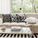 Home Garden Light Luxury Black And White Sofa Pillowcase Ins Style Modern Simple Living Room Soft Furnishing Jacquard Cushion Sofa Bed Cushion_maomaolike.com
