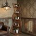 Modern Wall Corner Bookshelf Bookcase_maomaolike.com
