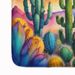 Cactus In Color Memory Foam Kitchen Mat Machine Washable Anti-Fatigue Mat Cushion Comfort Bath Mat Or Kitchen Rug_maomaolike.com