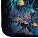 Bioluminescent Fish Dish Drying Mat Absorbent Dish Drying Mat Pad For Kitchen Counter Dish Drainer Mat For Countertop, 14 X 21", Multicolor_maomaolike.com
