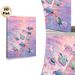 Sea Turtle Themed Painting Poster, Pastel Impasto Style Sunset Ocean Poster, Vibrant Textured Marine Art, Ideal For Bedroom, Living Room_maomaolike.com