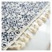 Retro Printed Blue Tablecloth Rectangular With Tassel Cloths Dining Cover For Wedding Party Restaurant Table Decoration_maomaolike.com