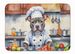 Pit Bull Terrier The Chef Memory Foam Kitchen Mat Machine Washable Anti-Fatigue Mat Cushion Comfort Bath Mat Or Kitchen Rug_maomaolike.com