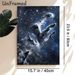 Pillars Of Creation Nebula Painting Poster, Ethereal Starlit Deep Space Scene Poster, Captivating Celestial Artwork Ideal For Home, Office And_maomaolike.com