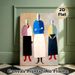 Abstract Figure Painting Poster, Vibrant Color-Blocked Minimalist Figure Poster, Unique Artistic Decor For Living Room, Office And Art Display Areas_maomaolike.com
