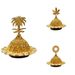 Source Manufacturer Cross-Border Gold Hollow Middle Eastern Arabian Small Metal Tower Incense Sandalwood Burner_maomaolike.com