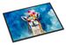 Hippie Animal Llama Doormat Front Door Mat Indoor Outdoor Rugs For Entryway, Non Slip Washable Low Pile, 24H X 36W_maomaolike.com