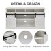 TV Stand Sliding Barn Door Modern&Farmhouse Wood Entertainment Center, Storage Cabinet Table Living Room With Adjustable Shelves For TVs Up To 65",White
_maomaolike.com