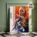 Track And Field Athlete Sports Painting Poster, Dynamic Vibrant Collaged Athletic Scene Poster, Motivating Sports-themed Decor Ideal For Gym, Home_maomaolike.com