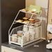 Flower Storage Silk Organizer Desktop Multi-layer Ribbon Holder Home Cake Shop Wrapping Paper Rack_maomaolike.com