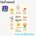 Muslim Affirmation Painting Poster, Warm Whimsical Illustrated German Positive Statements Poster, Cultivates Positive Self-perception, Ideal For Home_maomaolike.com