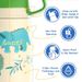 FJbottle Water Bottle Children ,Vacuum Flacks For Girls, Thermos Bottle With Healthy Straw And BPA Free,350ML_maomaolike.com