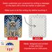 Lhasa Apso My Angel Porcelain Ornament Christmas Tree Hanging Decorations For Home Christmas Holiday, Rectangle, Gift, Multicolor_maomaolike.com