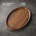 Walnut Color Round Commercial Household Hotel Tea Cake Snacks Dessert Dried Fruit Bamboo Wooden Tray_maomaolike.com
