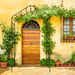 Metal Garden Arch L56.3'' X W16.93'' X H94.5'' Climbing Plants Support Rose Arch Outdoor Black_maomaolike.com