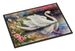 Swan Doormat Front Door Mat Indoor Outdoor Rugs For Entryway, Non Slip Washable Low Pile, 24H X 36W_maomaolike.com