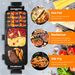 2 In 1 Electric Hot Pot With Grill 2800W Smokeless Non-Stick Korean BBQ Grill Shabu Shabu Hot Pot Combo With Independent Temperature Control 5 Gears Firepower For 3-10 People_maomaolike.com