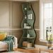 Modern Wall Corner Bookshelf Bookcase_maomaolike.com