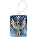 Bluetick Coonhound My Angel Porcelain Ornament Christmas Tree Hanging Decorations For Home Christmas Holiday, Rectangle, Gift, Multicolor_maomaolike.com