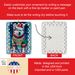 Siberian Husky Christmas Porcelain Ornament Christmas Tree Hanging Decorations For Home Christmas Holiday, Rectangle, Gift, Multicolor_maomaolike.com