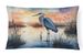 Birds, Birds, Birds Throw Pillow Throw Pillow For Indoor Couch Bed Outdoor Patio Washable, Blue Heron Setting Sun 7502,12Hx16W_maomaolike.com