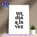 Spanish Inspirational Quote Painting Poster, Minimalist Black & White Classic Typographic Poster, Uplifting Gentle Reminder Ideal For Home, Office_maomaolike.com
