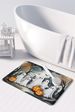 Ghosts Spooky Halloween Memory Foam Kitchen Mat Machine Washable Anti-Fatigue Mat Cushion Comfort Bath Mat Or Kitchen Rug_maomaolike.com