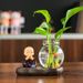 Creative Internet Celebrity Resin Craft Four No Monk Green Radish Hydroponic Vase Living Room Office Desk Home_maomaolike.com