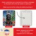 Newfoundland Christmas Reindeer Porcelain Ornament Christmas Tree Hanging Decorations For Home Christmas Holiday, Rectangle, Gift, Multicolor_maomaolike.com