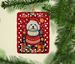 Coton De Tulear Holiday Christmas Porcelain Ornament Christmas Tree Hanging Decorations For Home Christmas Holiday, Rectangle, Gift, Multicolor_maomaolike.com