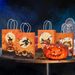 12Pcs Gift Bags With Handle 4 Designs Paper Bags Candy Goodies Cookie Bags Snacks Gift Wrapping Bag For Holiday Party Favor Supplies_maomaolike.com
