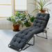 1 Pc Outdoor Lounge Chaise Cushion With String Ties For Garden Poolside_maomaolike.com