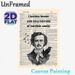 Edgar Allan Poe Themed Painting Poster, Vintage Newspaper-style Black & White Portrait With Crows And Quote Poster, Thought-provoking Literary Decor_maomaolike.com
