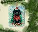 Poodle Christmas Porcelain Ornament Christmas Tree Hanging Decorations For Home Christmas Holiday, Rectangle, Gift, Multicolor_maomaolike.com