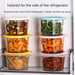 Glass Pickle Mini With Lid Bowl Sealed Fresh-Keeping Small Vegetable Kitchen Food-Grade Divided Storage Box_maomaolike.com