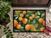 Florida Orange Blossom In Watercolor Doormat Front Door Mat Indoor Outdoor Rugs For Entryway, Non Slip Washable Low Pile, 24H X 36W_maomaolike.com