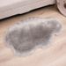 Simple Long Hair Decoration Carpet Cute Cloud Girl Bedside Rug Bedroom Living Room Light Luxury Floor Mat Machine Washable_maomaolike.com
