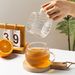 Heat-Resistant Modern Glass Coffee Mug With Handle – Japanese-Inspired Pumpkin Design, Ideal For Home, Office & Gifts_maomaolike.com