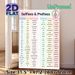 Suffixes & Prefixes English Grammar Painting Poster, Clear-structured Color-coded Grammar Guide Poster, Practical Vocabulary Learning Reference Ideal_maomaolike.com