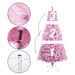 6FT Christmas Tree with Pink Lights - Pre-Lit Artificial Xmas Tree for Holiday Decor_maomaolike.com