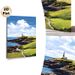 Coastal Lighthouse Painting Poster, Vibrant Idyllic Coastal Landscape Poster, Peaceful Ocean-side Artwork Ideal For Living Room, Bedroom Or Office_maomaolike.com