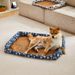 Pet Summer Small Rattan Woven Puppy Teddy Mat Dog Cat Bed Cooling Pad_maomaolike.com